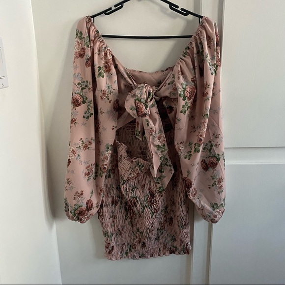 PINK FLORAL DRESS - Picture 3 of 6